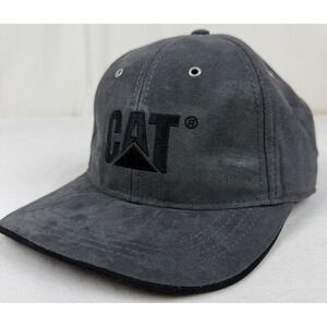 CAT Baseball Cap‎ Suede Style Hat Construction Workwear Casual One Size